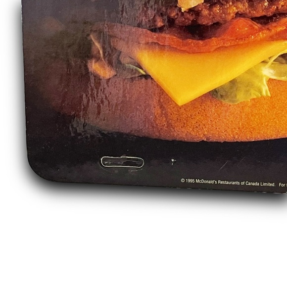 Rare 1995 McDonalds Upper Deck NHL Card / Big Mac 2 Sided Vintage Translite Sign - Picture 4 of 4